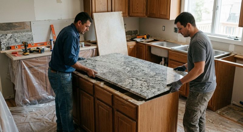 Granite Installation in Marin County, CA